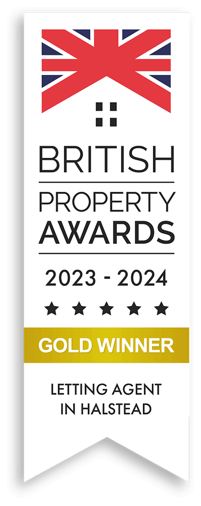 British Property Awards 2023 2024 Gold Winner Letting Agent in Halstead