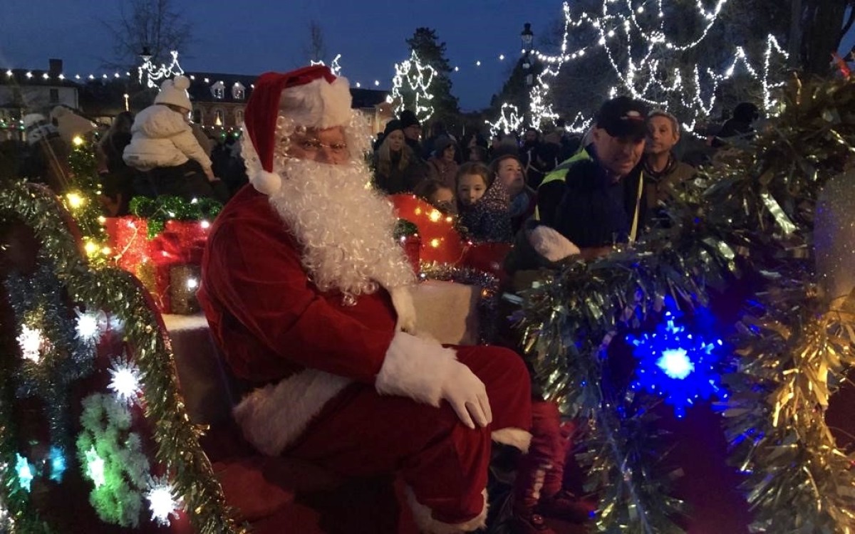 Santa at Halstead Christmas Fayre