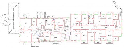 Measured survey of care home, Suffolk