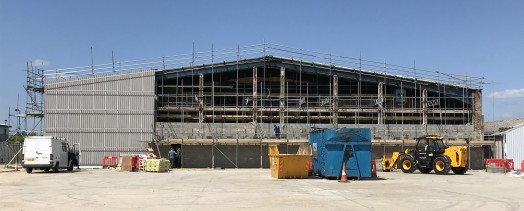 Aircraft Hangar: Fire Damage Reinstatement - Southend, Essex